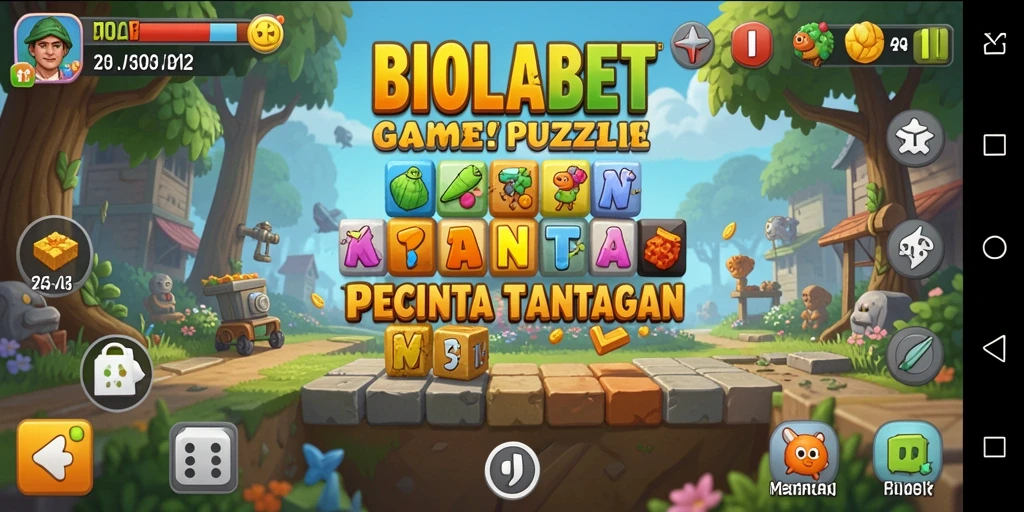 Tampilan gameplay BIOLABET dengan teka-teki yang menarik.