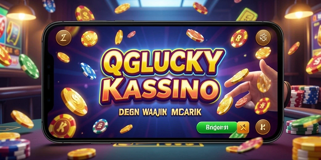 Tampilan gameplay utama QGLUCKY yang seru dan interaktif.