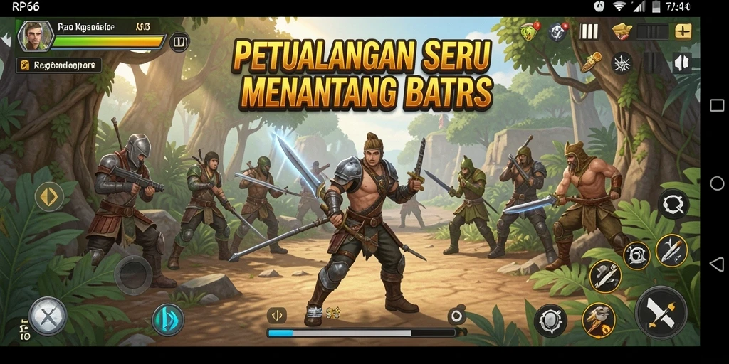 Tampilan seru dari gameplay RP66 yang menantang.